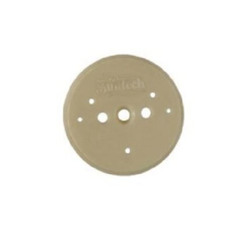 Cream 4X4 Inches Electrical Fitting Plastic Round Box