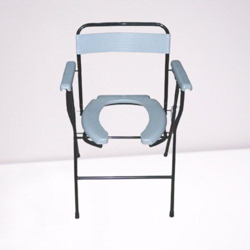 Foldable Corrosion Resistant 4 Leg Portable Hospital Patient Aluminium Commode Chair