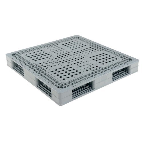 HDPE Plastic Jumbo Pallet - L1500 x W1200 x H150 mm, Static Load 6000 Kg, Dynamic Load 1500 Kg, Heavy Duty Strength, Anti-Slip Surface, Lightweight, Long Life, Cost Effective