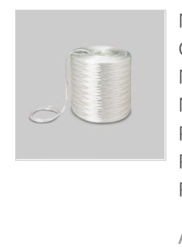 Light Weight Perfect Finish and White Color Fiberglass Roving Yarn