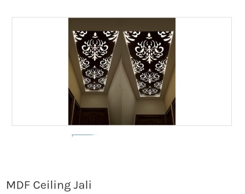 Mdf Ceiling Jali For Home And Hotel - Color: Brown