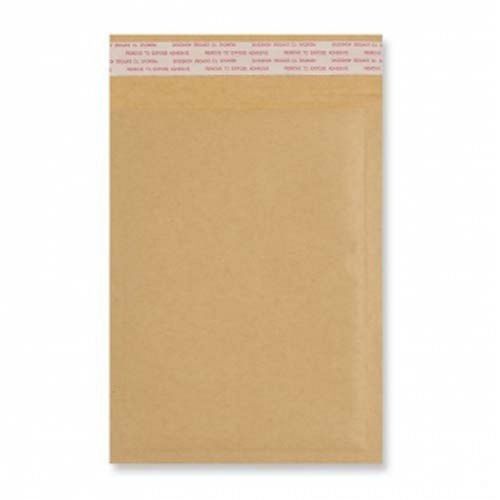 Moisture Resistant Flap Seal Brown Plain 110 GSM Brown Kraft Paper Courier Bags