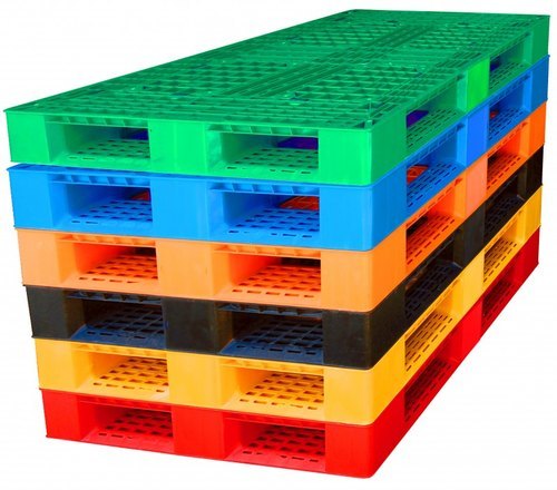 Rectangular Injection Moulded Pallets - Color: Multicolor Available