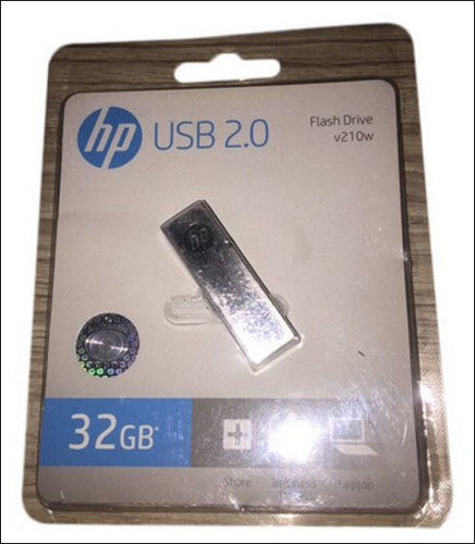 Usb 2.0 32Gb Hp Pen Drive With Durable Metal Charming Appearance Application: Storage