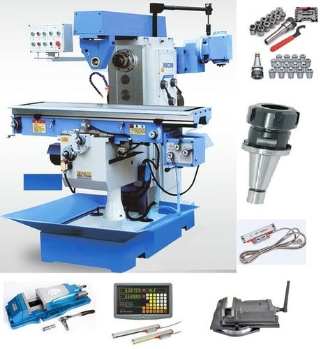 5 Horsepower 415 Volt Universal Knee Type Milling Machine Table Size: 1500X360 Mm