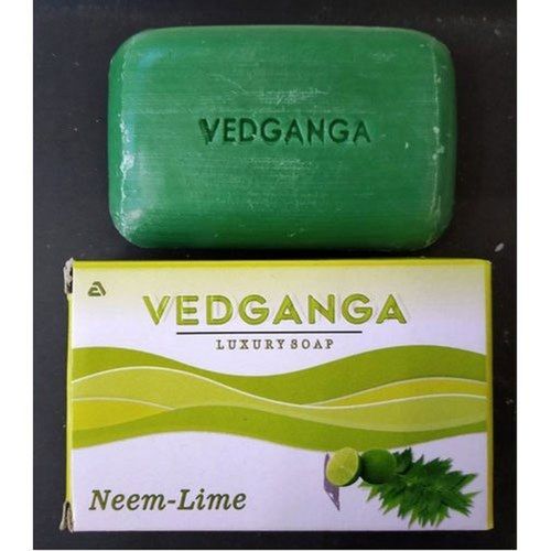 Antiseptic Antifungal Green Neem And Lime Extract Bath Soap For Home Hotel
