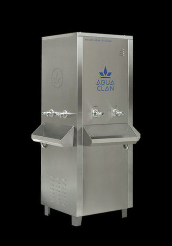 Silver Automatic 250 Lph Normal Water Dispensers With Inbuilt Ro And 100Liter Capacity