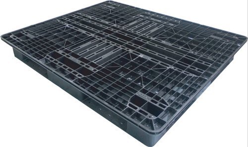 Black Plastic Export Pallet 2000 Kg Capacity - Plastic Type: Hdpe