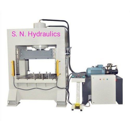 Color Coated Mild Steel Electric Semi Automatic Heavy Duty Hydraulic Press