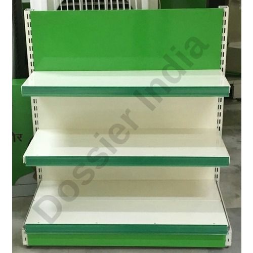 Green And White Double Side Finish Construction Designs Metal Dossier Display Rack For Shopping Malls