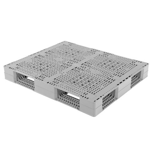 Grey Plastic Pallets Capacity 10000 Kg - Dimension (L*W*H): 1200 X 1000 X 130 Mm Millimeter (Mm)