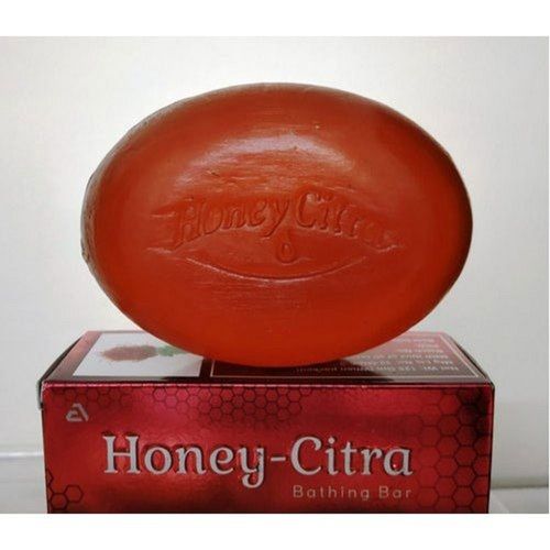 Herbal Red Saffron And Neem Antimicrobial And Antifungal Oval Bath Soap