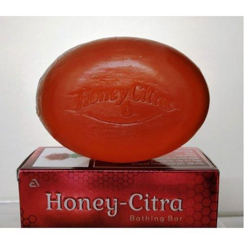 Skin-Friendly Herbal Red Saffron And Neem Antimicrobial And Antifungal Oval Bath Soap