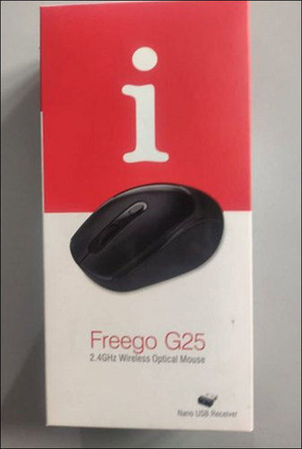 Iball Freezo G25 Wireless Optical Mouse, 3 Buttons With Scrool Wheel, 57Gm Application: Computer