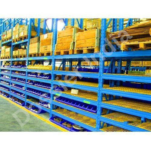 Industrial Dossier Angle Frame Heavy Duty Racks For Warehousing And Supermarket