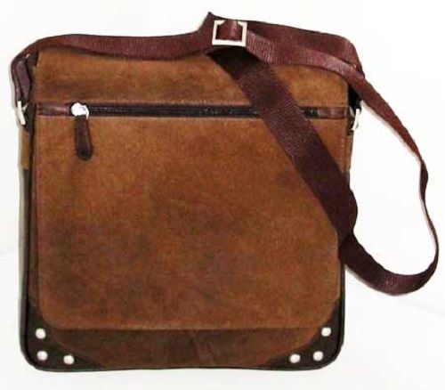 Light Weight And Very Spacious Brown Plain Design Leather Women Shoulder Bags