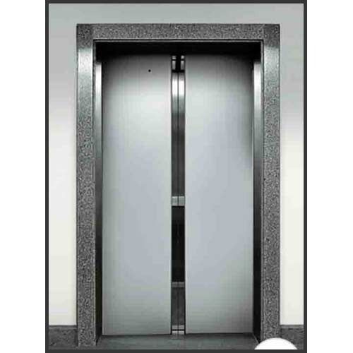 Long Life Span Reliable Nature Rectangular Stainless Steel Automatic Lift Door Usage: For Passengers Loading