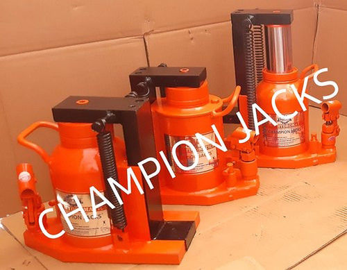 Orange Maintenance Free Leak Resistance Industrial Hydraulic Toe Jack (Capacity 10 Ton)