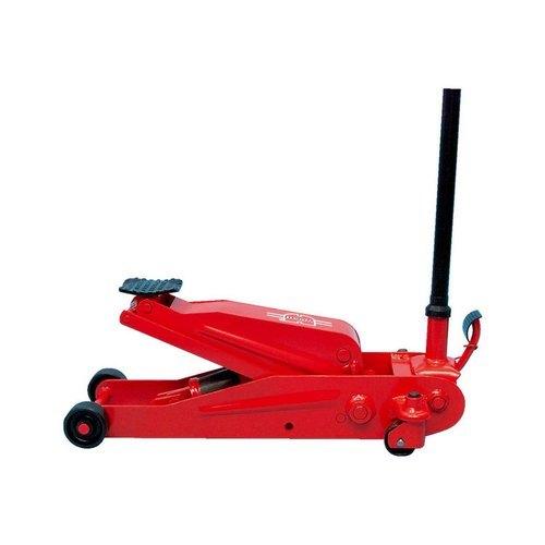 Hydraulic Trolley Jack - 1-10 Ton Lifting Capacity | Sturdy Mild Steel Long Working Life Hassle Free Operations Available in Yellow Red Black