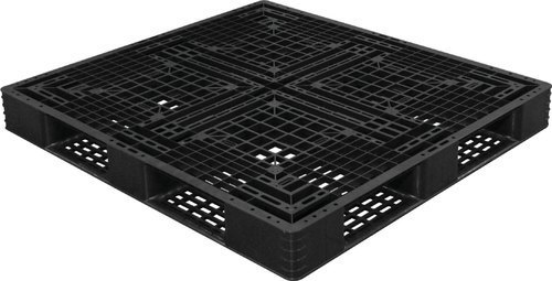 Plastic Export Pallets Capacity 1000 Kg - Color: Black