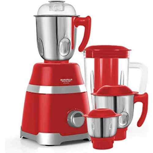 Stainless Steel Blade Red Plastic Three Jar Mixer Grinder Set No. Of Jar: 3