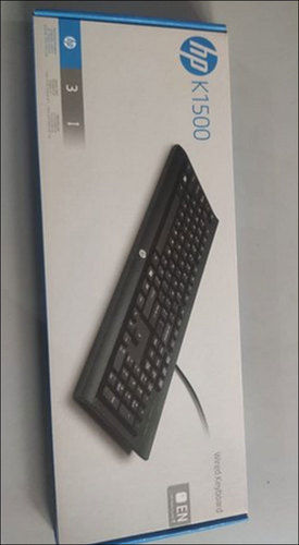 Wired USB HP Wired Keyboard K1500 For Office, Regular Size