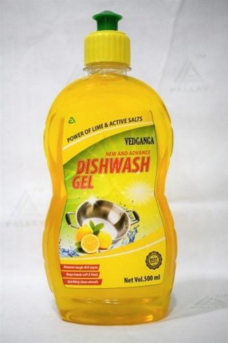 Yellow Lime And Active Salt Antibacterial High Foam Regular Dish Washing Gel