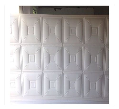 Plain Pattern Fine Finished White Color PVC Embossed Boards