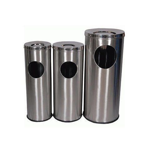 Stainless Steel 202 Rust Proof Round Spiting Bin For Outdoor And Home