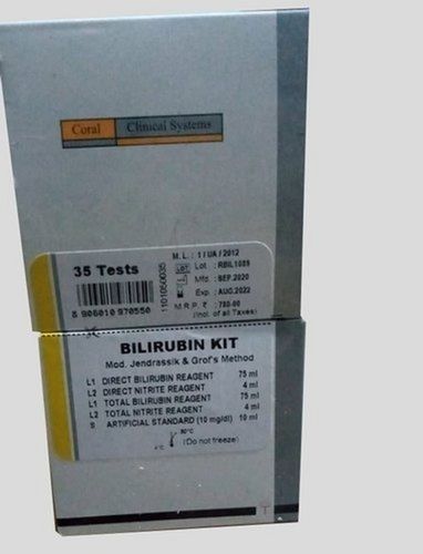 Latest Technology Total And Direct Bilirubin Biochemistry Rapid Test Kit For Liver And Jaundice Investigation