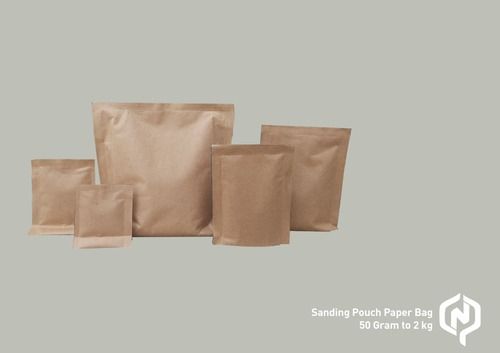  पर्यावरण के अनुकूल और सादा पैटर्न इंडियन मॉइस्चर प्रूफ ब्राउन पेपर बैग