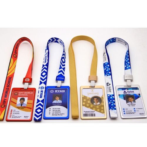 20mm Digital Printed Custom Color Lanyards With Card Holder For Office