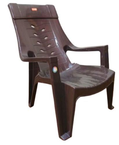 871x575x575 Mm 18 Inch Height Virgin Fiber Brown Plastic Relax Chair