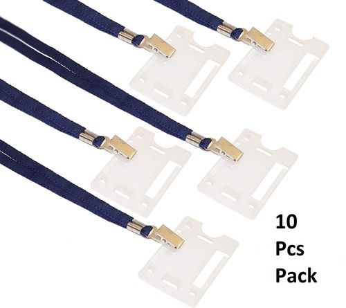 Id Card Lanyard With Card Holders For High Class Offices Employees - Pack Of 10