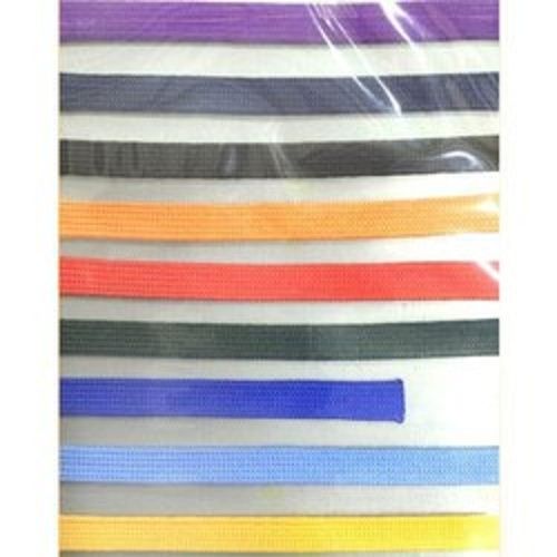 Plain Screen Printing Id Card Braided Lanyard 20mm With Lever Dog Hook