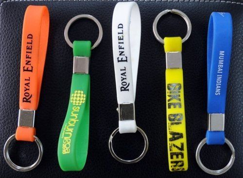 Custom Printed Pattern Rubber Key Chain For Promotional Gifts For Unisex