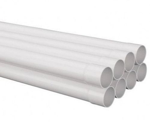 Round White Color ASTM PVC Pipe For Water Distribution Diameter : 3 Inch Length : 6 Meter