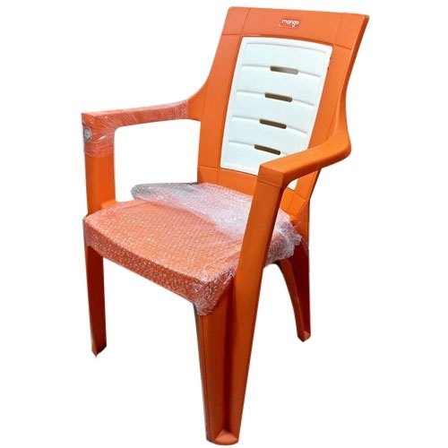 ऑरेंज 871X575X575 एमएम मैंगो 18 इंच हाइट वर्जिन फाइबर मैजिक प्लास्टिक मोल्डेड चेयर