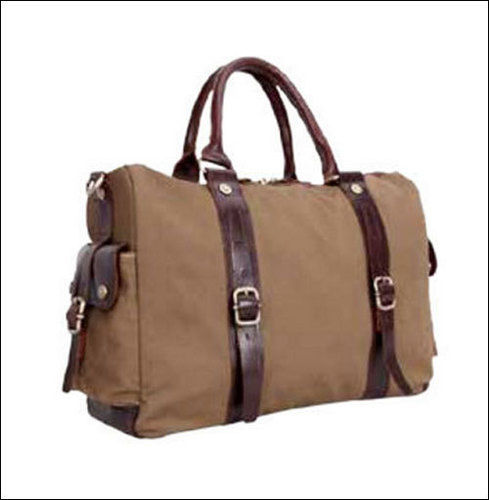 Brown Waterproof Tan Leather Bag For Travel