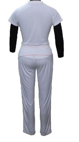 White Sports Wear Regular Fit Skin Friendly Mens Cotton Lycra Plain Cricket Uniform Age Group: Adults