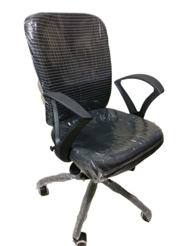 Zebra Office Rolling Chair - Color: Black