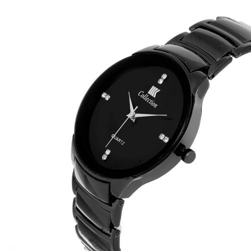 Black analog clearance wrist watch