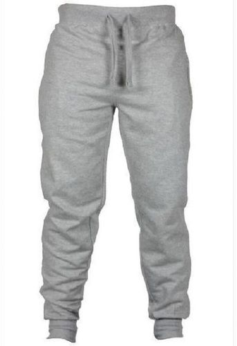 Relaxed Fit Cotton Joggers - Gray - Men