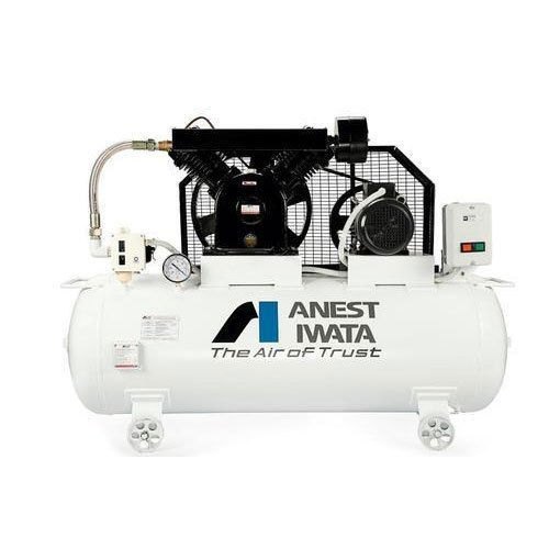Leak Resistance Four Wheel Type 5HP Anest Iwata Oil Free Air Compressor (1400 RPM)