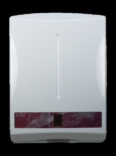 Pentolex ABS Plastic Wall Mounted Rectangular White M Fold Tissue Paper Dispenser