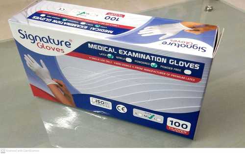 disposable examination gloves