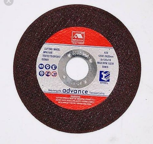 Round 4-24 Inch 1230 Rpm Speed Brown Abrasive Mild Steel Metal Cutting Wheel