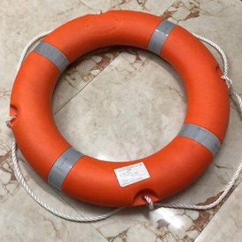 90 Kg Buoyancy Polyurethane Orange Floating Lifebuoy Ring For Swimming Pool, Passenger Boat
