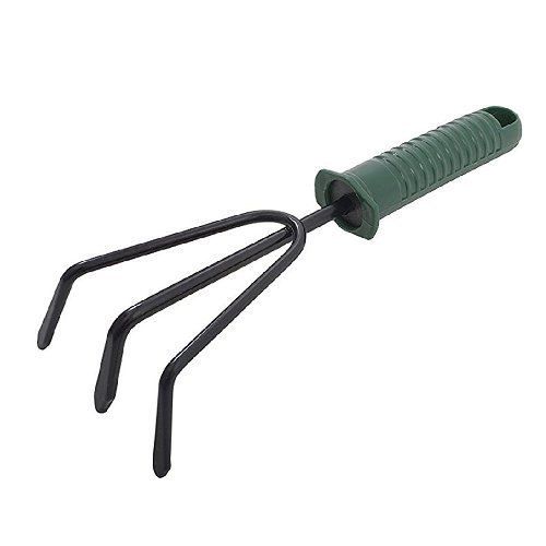 Carbon Steel And Plastic Made 3 Prong 24 Cm. Garden Manual Cultivator 