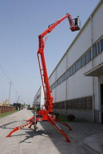 Longer Functional Life Abrasion Resistance Sturdy Design Trailer Mounted Boom Lift